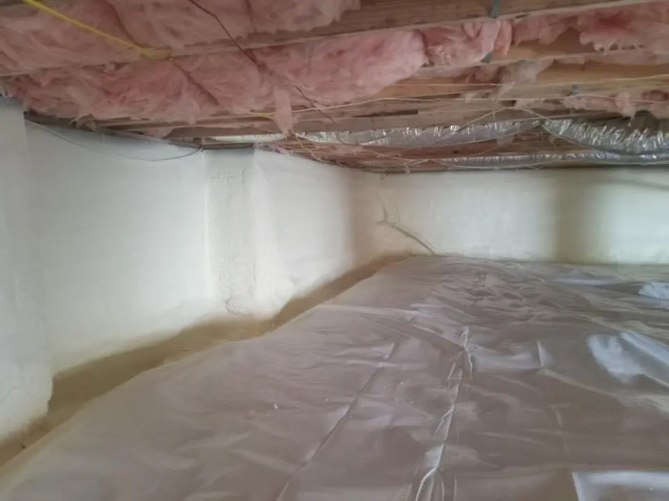 Crawl space encapsulation with closed-cell spray foam for Roof Maintenance in Page